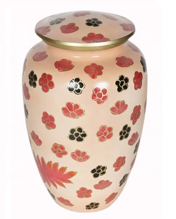 GLOSSY PAINTED URN FOR HUMAN ASHES