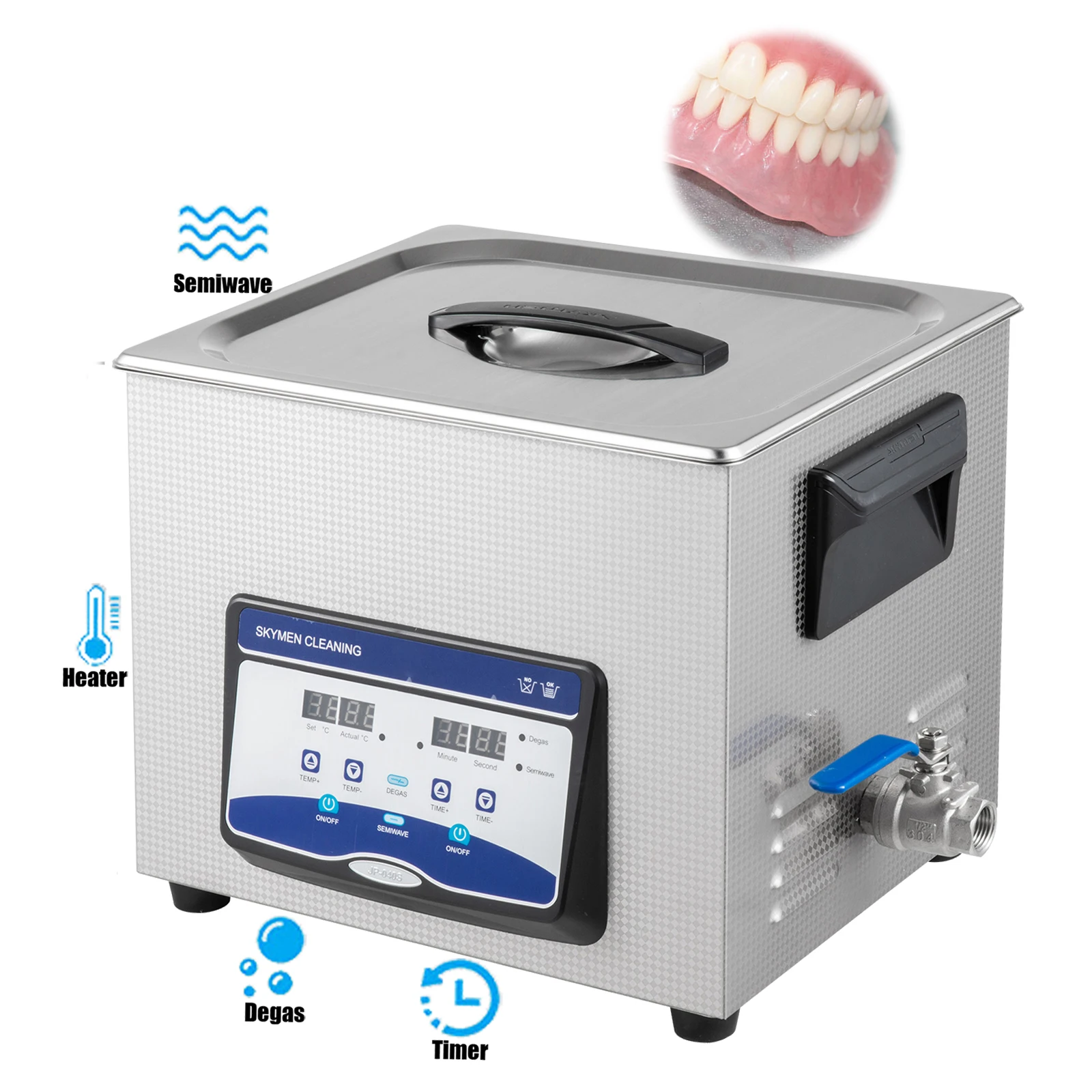 Ультразвуковой очки Очиститель 10L цифровой Sonic зубная щётка для чистки Австралия/США штекер широкое применение