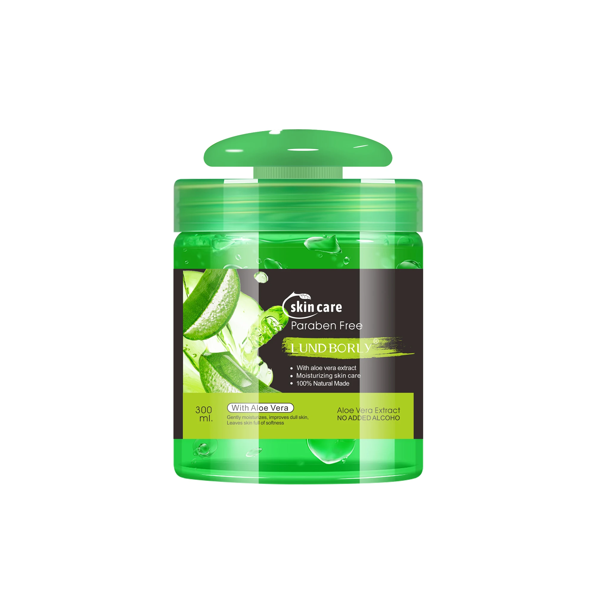 Organic Face Soothing Beauty Skin Care Moisturizer Aloe Vera Gel Face Cream Hydrating 99.9% Whitening Aloe Vera Gel