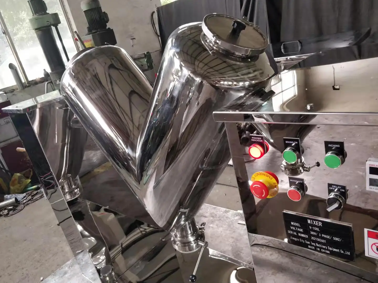 China Factory V Cone Blender for Dry Powder Granules