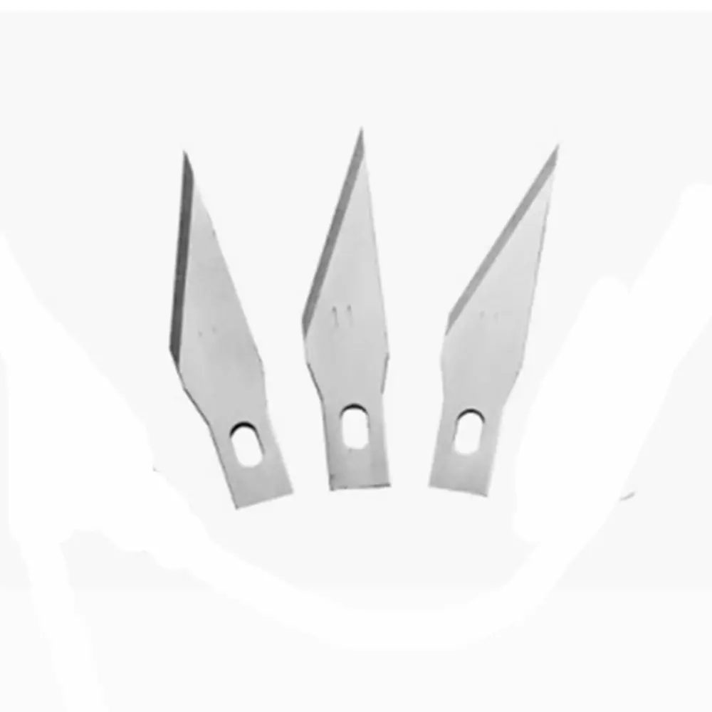 11 Blades Craft Artwork Cutting Knife DIY Carving Knife Stencil Scoring Hobby Chiseling Model Repairing Sculpture Scalpel Knife