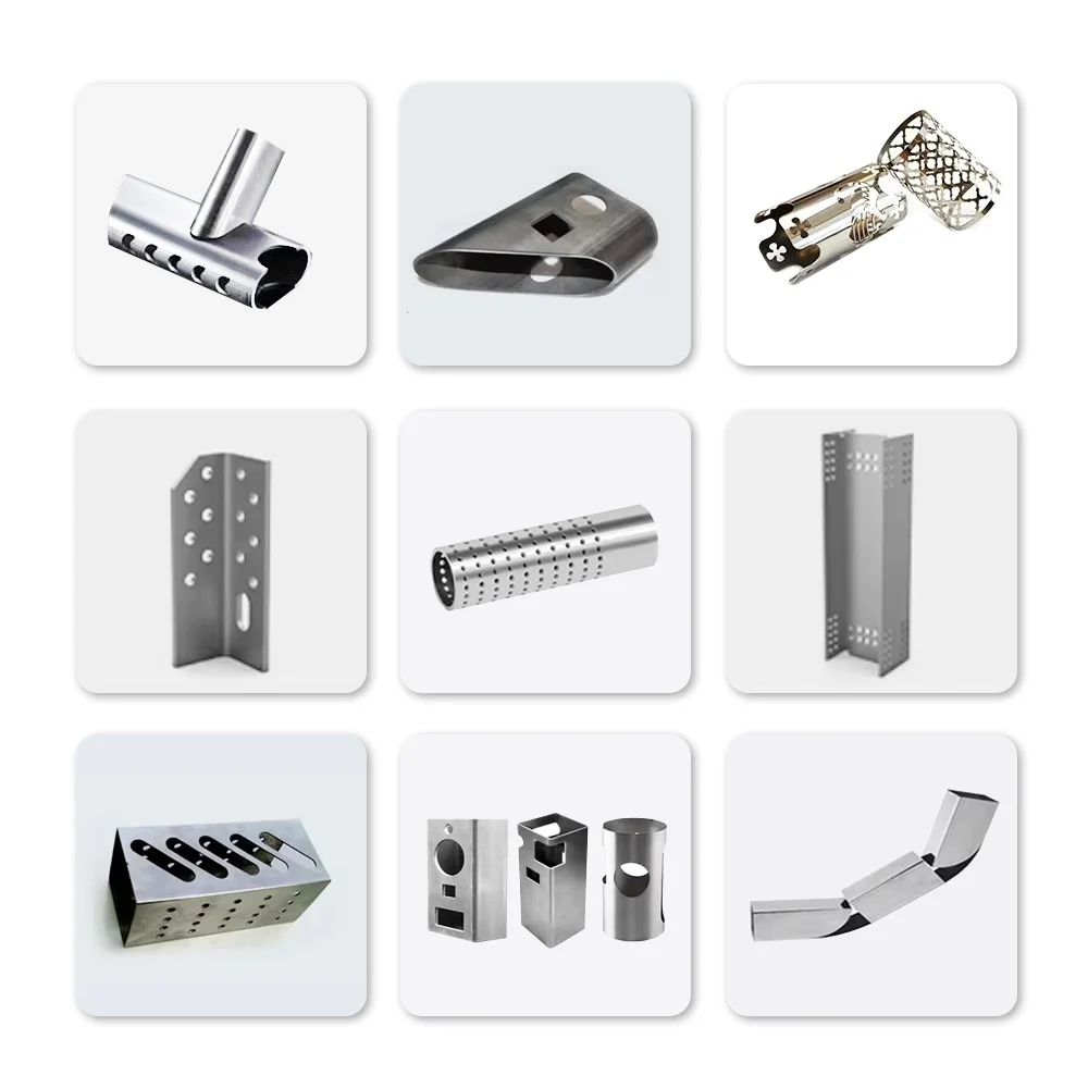 Automatic Feeding Fiber Laser Round Pipe Punch Hole Square Tube Cutting Machine Price for Sale with Fully Auto Pipe Industry