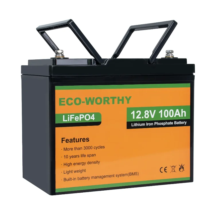 Eco-worthy 12v 100ah Home Energy Storage 10kwh 20kwh Home Solar Storage Charger Lead Acid Charger High Voltage Lithium Battery