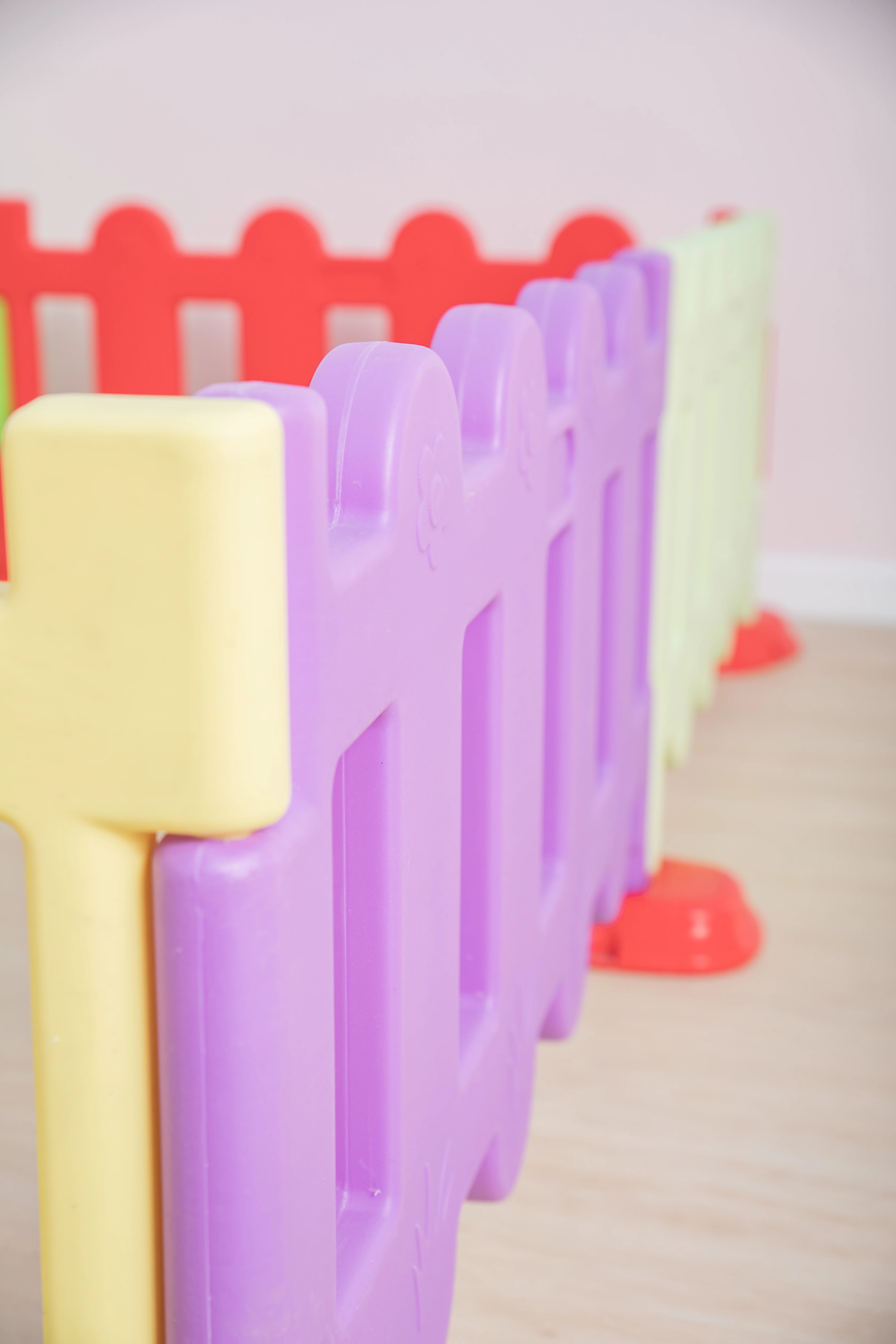 Colorful Folding Baby Playpen Play Area Household Children Indoor Playground Plastic Kids Fence