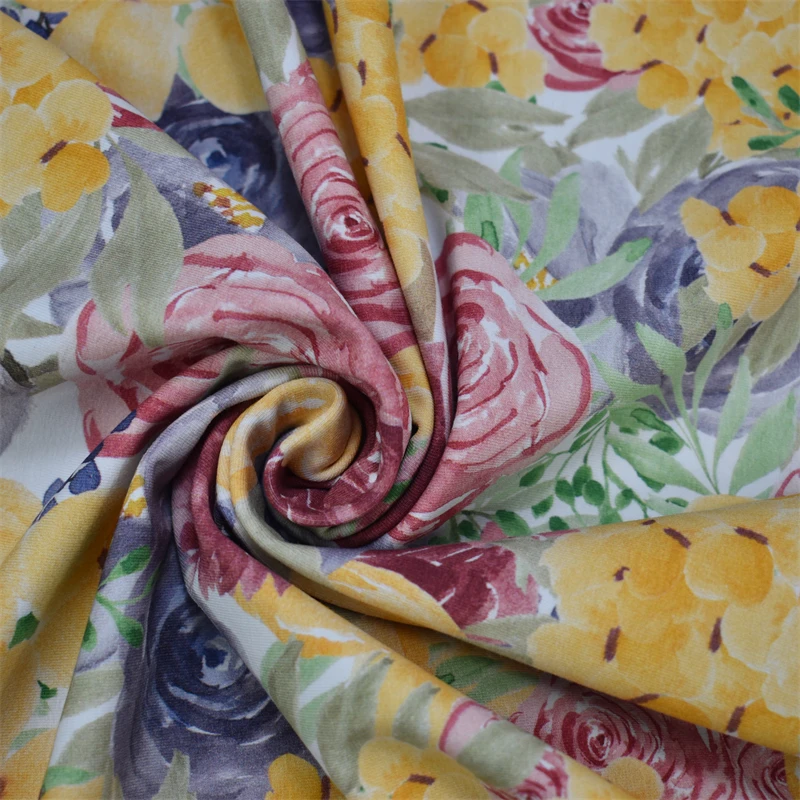 Оптовая продажа, без moq, печать на заказ, 280 г/м2, бамбук, спандекс, французский махровый трикотажный материал для толстовок