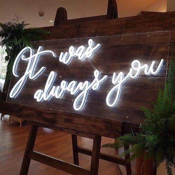 B-neon Wall Hanging Led Vivid Gorgeous Neon Wedding Sign Lights Acrylic Led Neon Sign Beer Bar