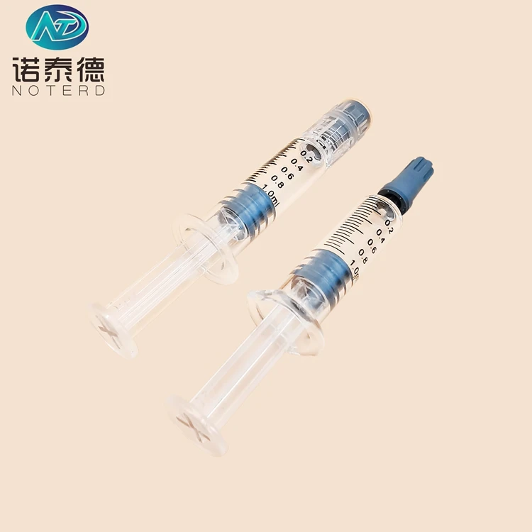  Одноразовый металлический Плунжер для масла cbd thc 1 мл стерильный стеклянный
