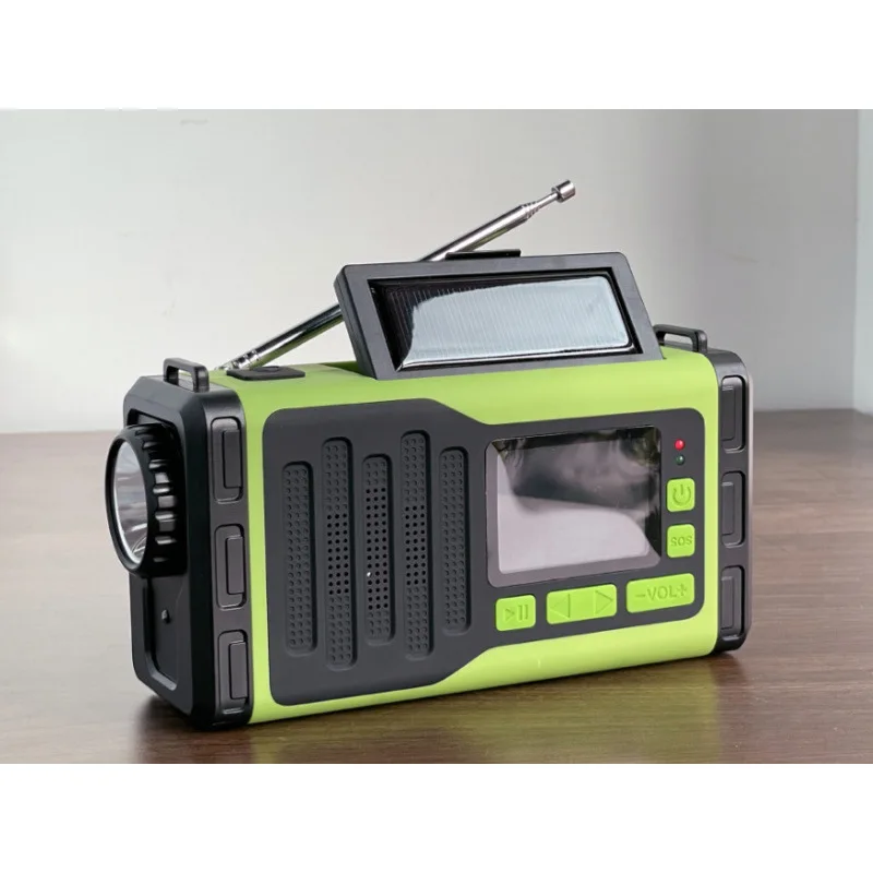 Good selling solar portable radio IPX4 Waterproof 5000mAh mobile power outdoor camping radio