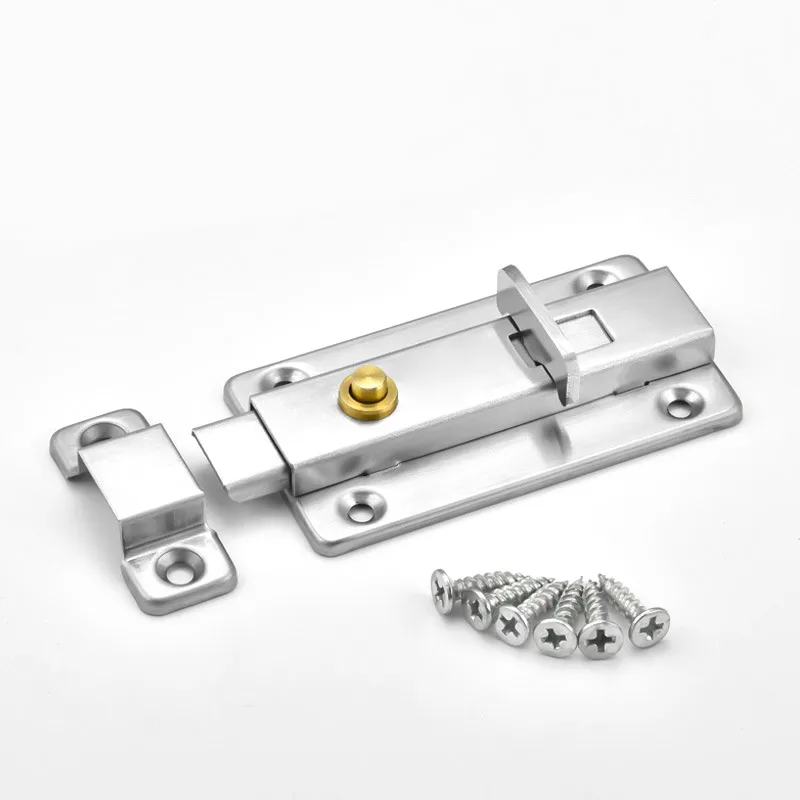 door & window bolts fire security guard slide ground spring lock  automatic door latch for home hotel door security