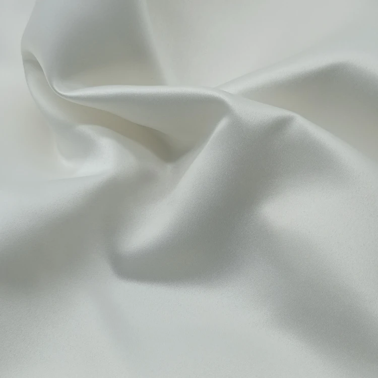 Explosive Models 100% Polyester Full Dull Silk Fabric White Satin Wedding  Satin for Pajamas
