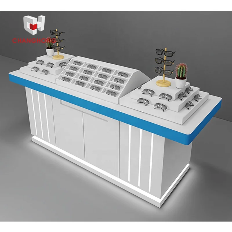 Eyewear Wall Shelf Display Stand Furniture Cabinet Optical Shopfitting Store Fixture Optical Shop Interior Design Decoration