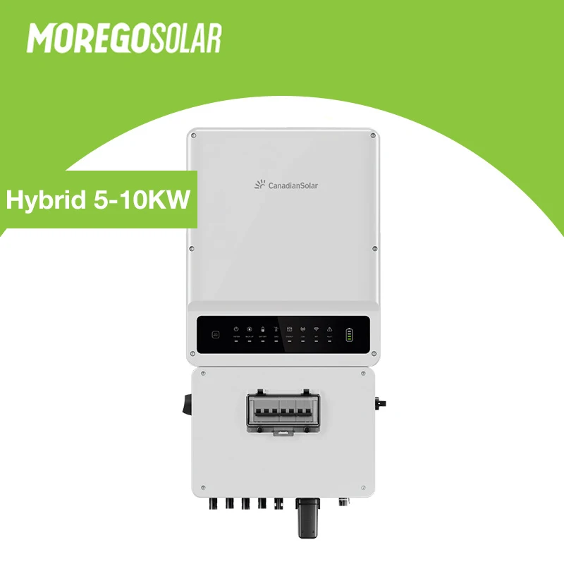 Canadian solar inverter 5KW 6.5KW 8.6KW 10KW hybrid inverter with li ion storage battery