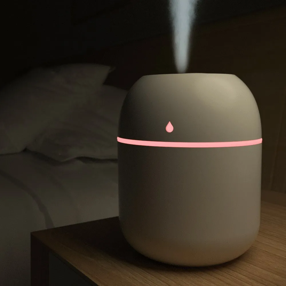 Ultrasonic 220ml Mini Portable Humidifier ABS Material Household Car Diffuser Tabletop Nebulizer