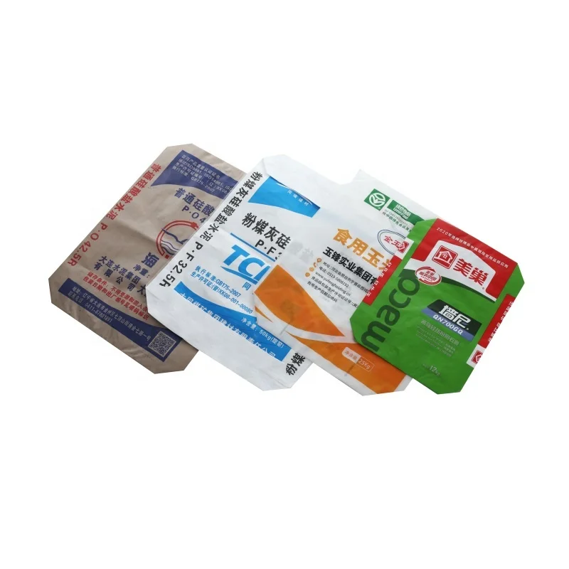 Industrial sand Portland Cement empty Self-closing PP Valve small Woven Bag package Sack Types Of Bopp Bags