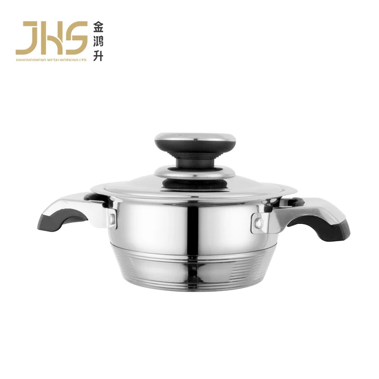 Panelas Ollas Des marmites de Batterie de cuisine en acier inoxydable marmites cuisine Ollas 16pcs stainless steel cookware set