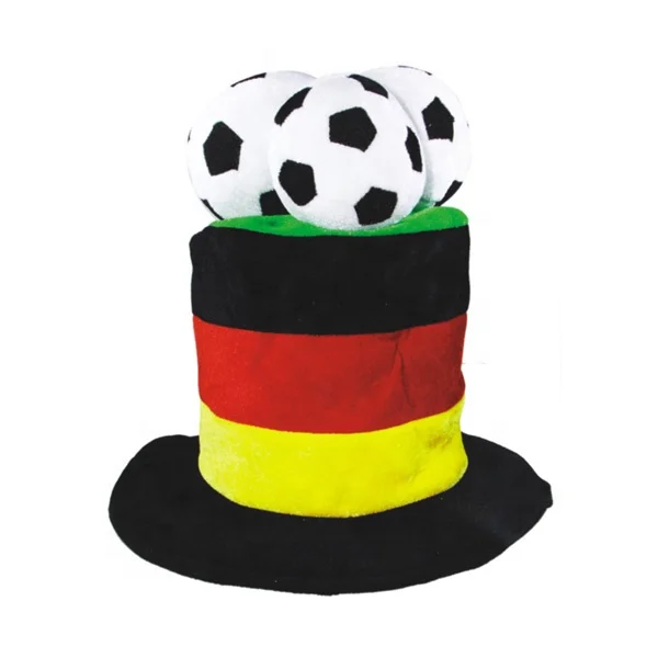 2024 Fan Supporter Hat Football fan hat With Football On Top For Poland