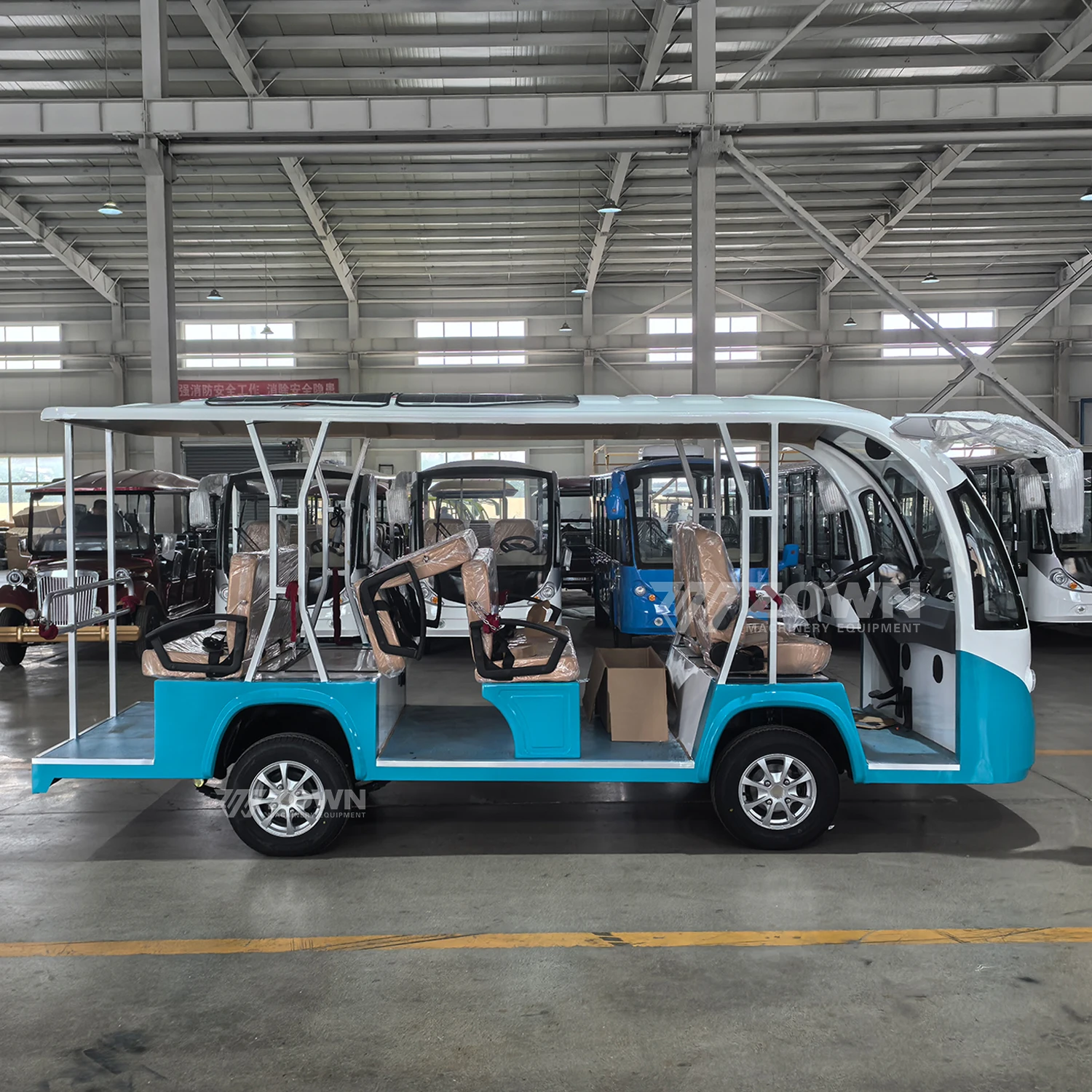 Hot Sale 11/ 14/ 17/20 Seat Electric Shuttle Bus Nature Park Used New Tourist for