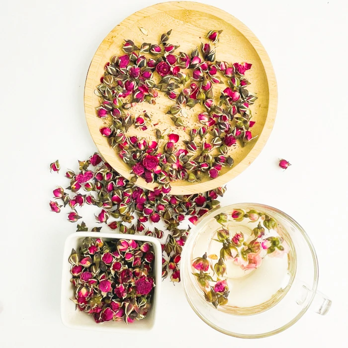 2024 High-quality Hot sale Wholesale Pingying Dried Rose flower buds small tea Rose dry flower tea Herbal Tea