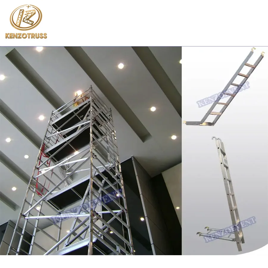 Aluminum Scaffolding Ladder Scaffold With Scaffolding Platform