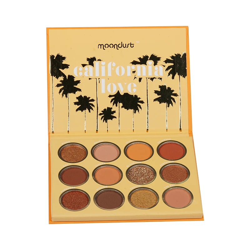 
Wholesale Eyeshadow Palette 12 Color Bake Color Eye Shadow Glitter Private Label Baked hawaii style Makeup Eye Shadow 