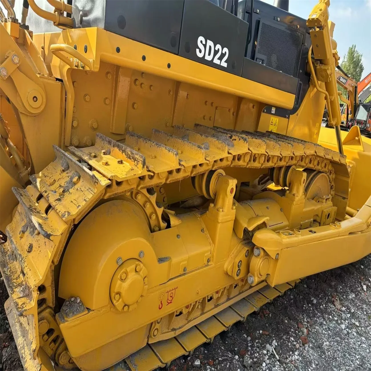 Quality Assurance  162kW Mountain Push Sd22 Bulldozer Bull Dozer Used Bulldozers for Sale