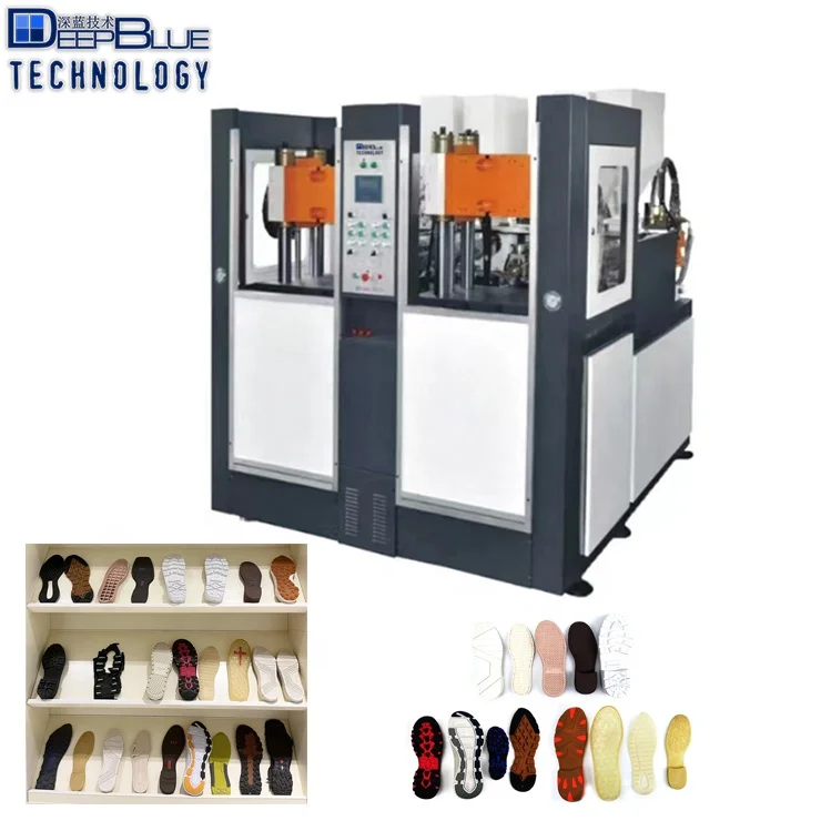 TPR PVC Air Blowing Injection Moulding Machine TPR PVC Sole Moulding Machine