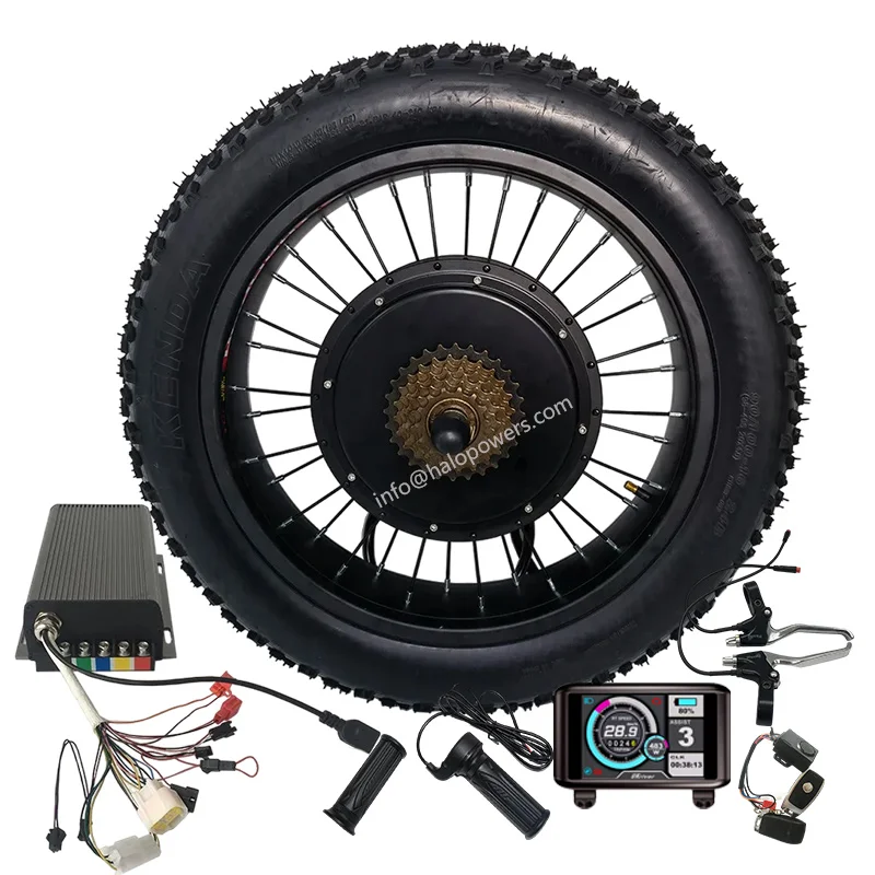 QS 205 V3 hub motor 20inchx4.0 72V3000w 5000w 150mm/170mm/190mm dropout fat tire ebike kit for 73 bike