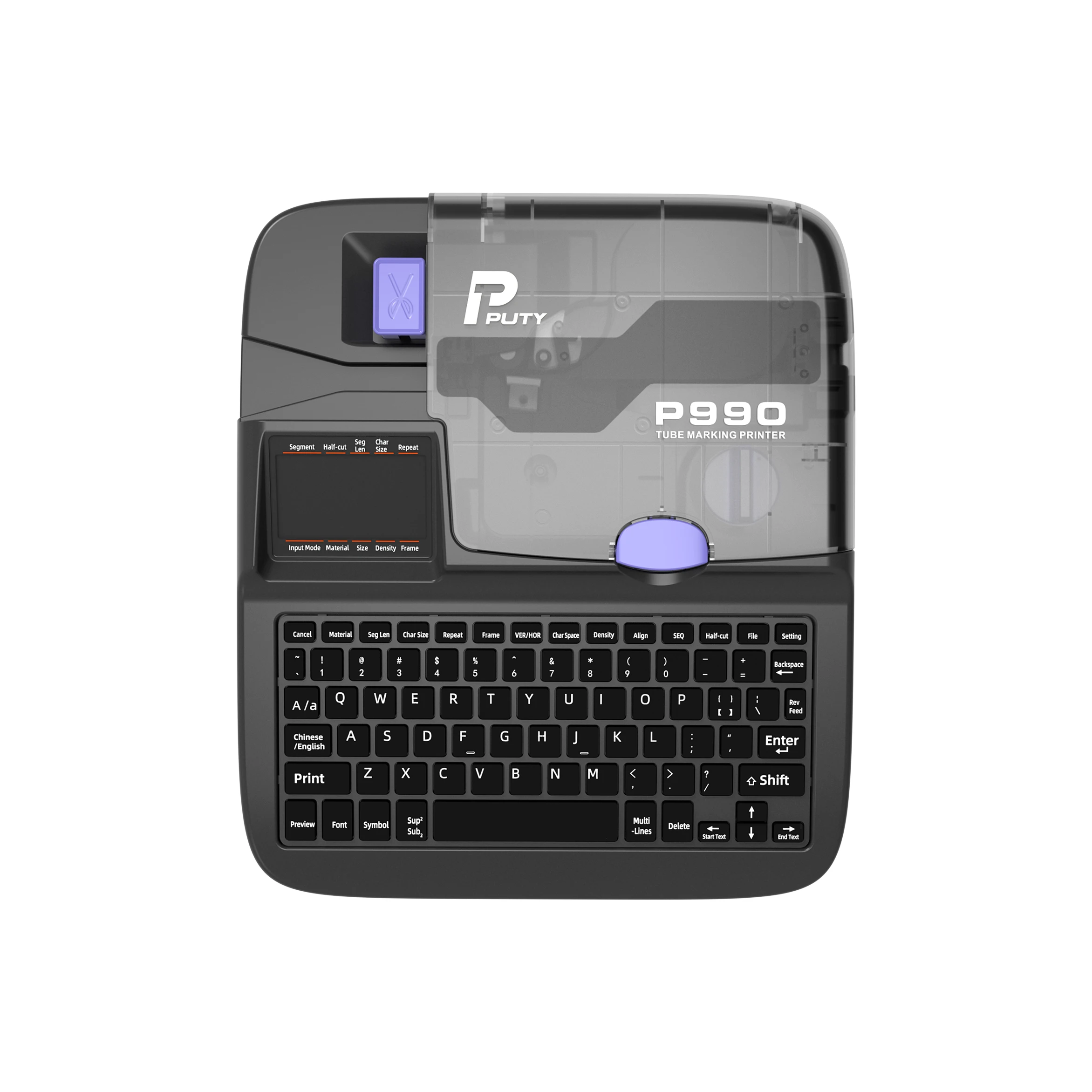 Industrial Cable wire cable tags printer thermal label barcode printer Heat shrink tube printers sticker machine for product