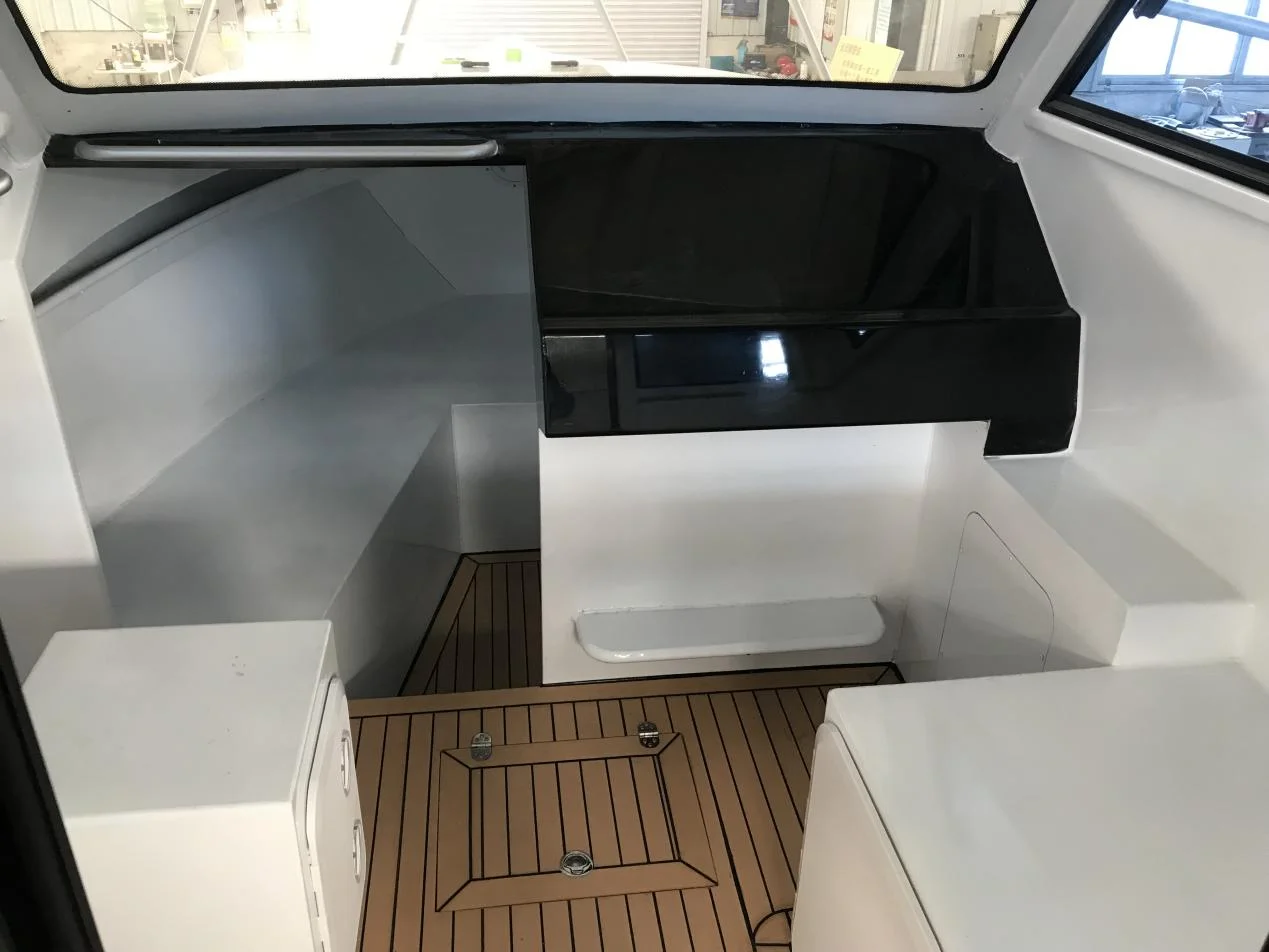 Jintiancheng 8.1m lifestyle luxury aluminum family fishing pleasure boat