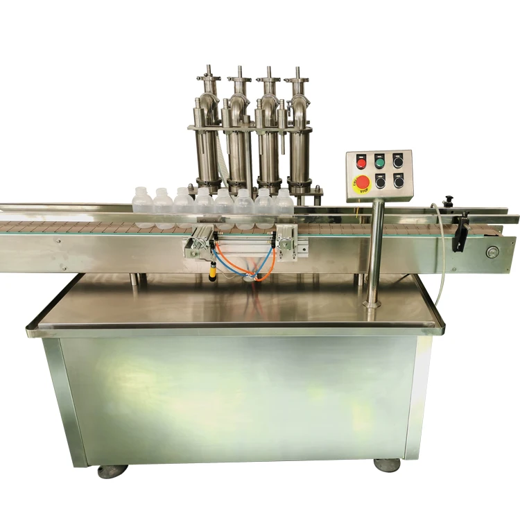 Automatic 4 heads filling machine for gel Hand sanitizer disinfection gel automatic filling machine