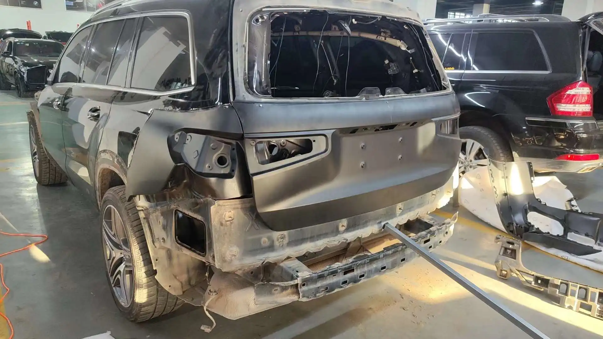 car Bodykit conversion upgrade kits for Mercedes Benz GL X166 13-15 to GLS X167 M style MBH bodykit