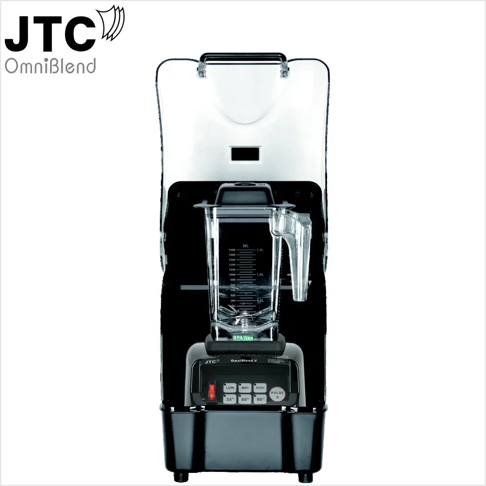 High Power Commercial Kitchen Equipment Black Heavy Duty Blender