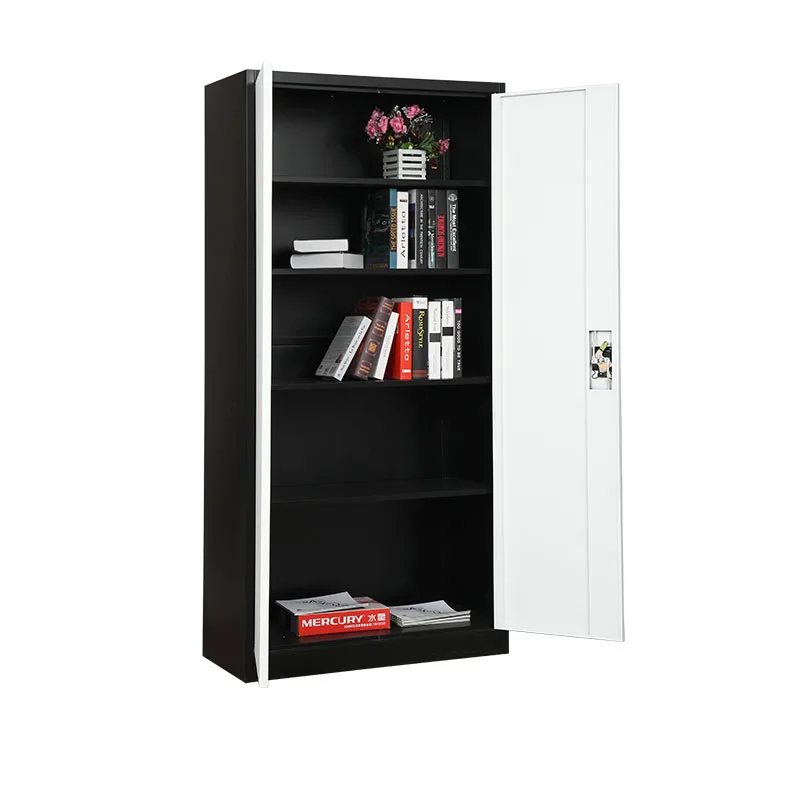 Assembly-Ready Steel Office Furniture Metal Storage Cabinet with 2 Swing Doors  with Good  Quality