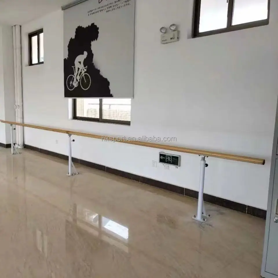 wall mounted adjustable gym ballet barre dance bar ballet bar gymnastics equipment for training