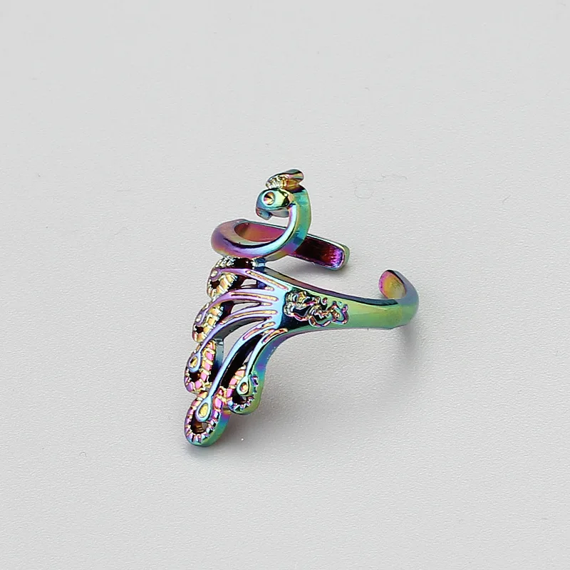 Adjustable Crochet Ring Finger Yarn Guide Knitting Tension Rings for Crocheting Cat Snake Yarn Ring for Women