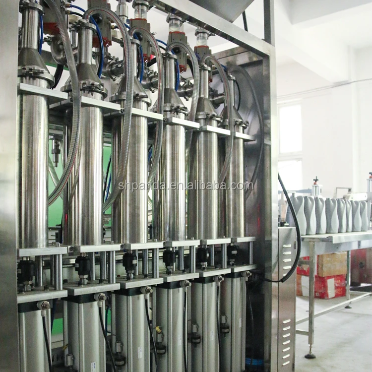 Automatic 6 Heads Cosmetic Shampoo Nail Polish Essential Oil Bottle Filling Machine Automatic Piston Filling Machine