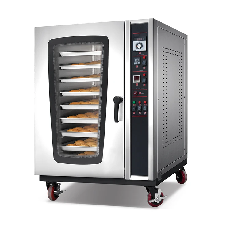 8 Trays Commercial Baking Gas Pizza Oven For Bakery