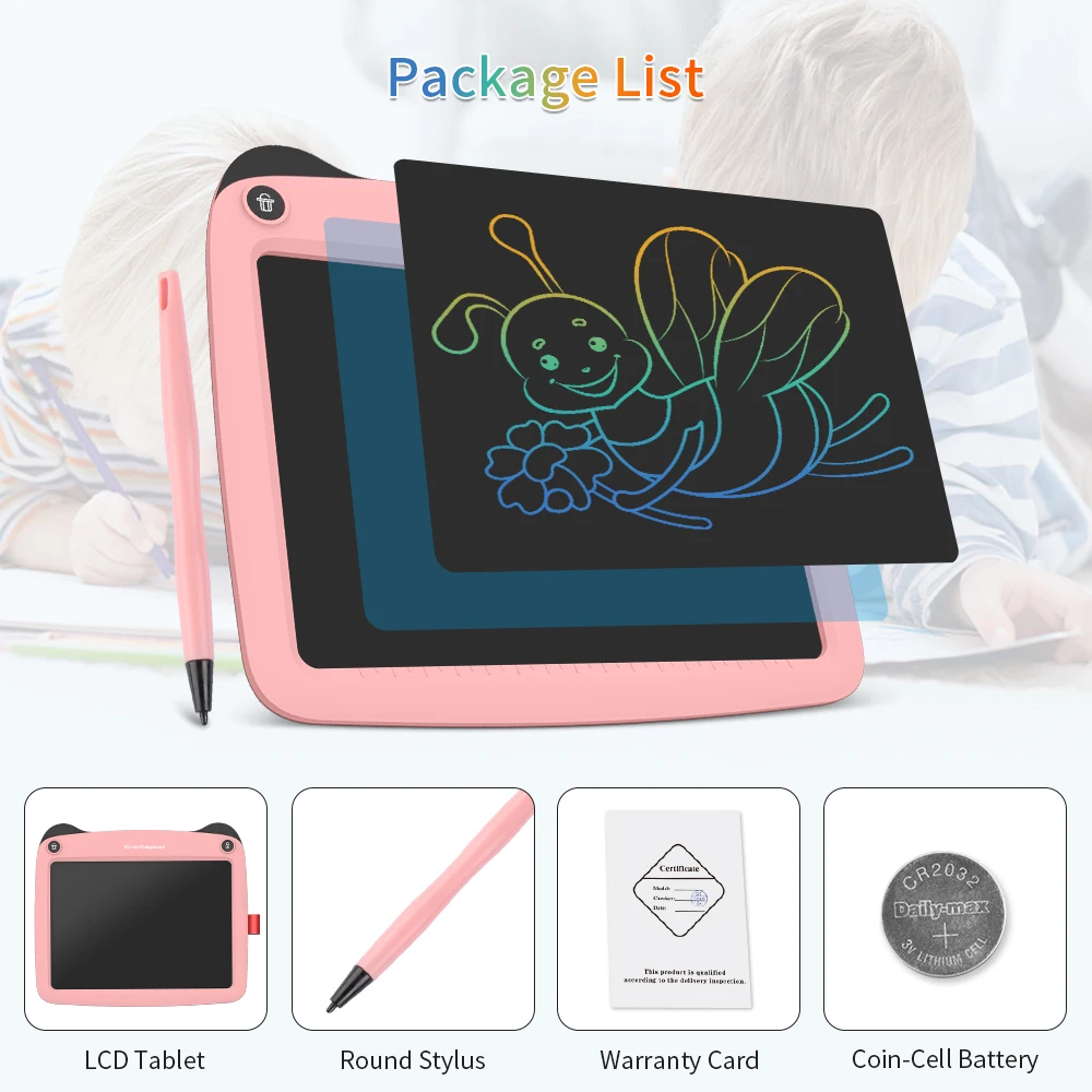 Birthday Gift for kids early educational wholesale 9 Inch drawing boards Erasable writing tablet kids Drawing toys