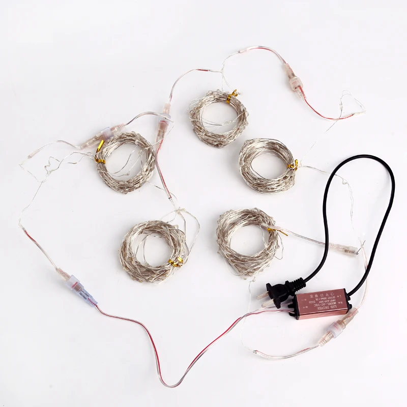 
2020 new hot 10M 100 LED Copper Wire Holiday Lighting for Wedding Party Decorations Garland Lighting 