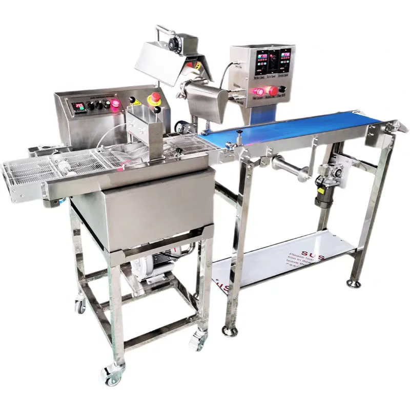 Coating Enrobing Hot Selling Automatic Chocolate Making Machine for Sale