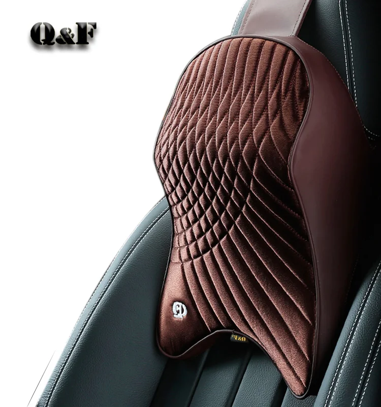RTS High Quality Car Neck Pillow Breathable Rest Cushion Relax Neck Support Headrest Travel Neck Pillow