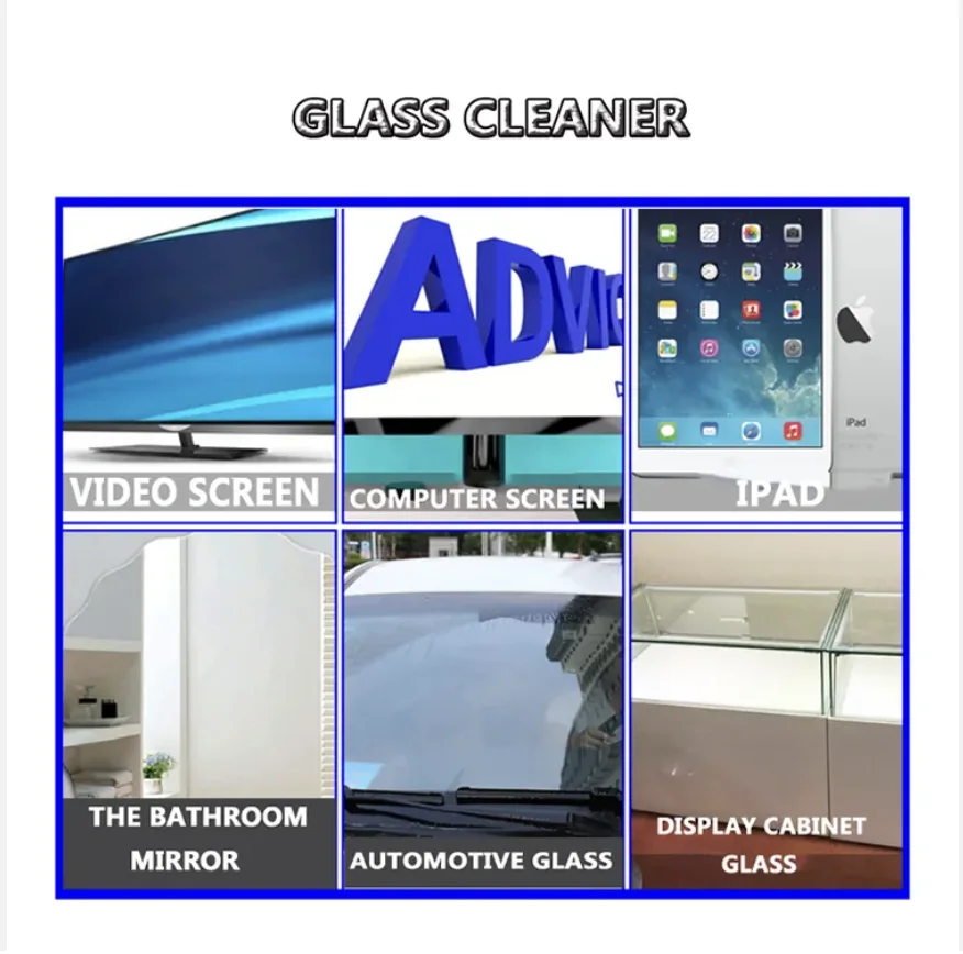 GLASS CLEANER easy-to-use fast-acting cleans and polishes glass mirrors windshields and windows no dripping running or streaking