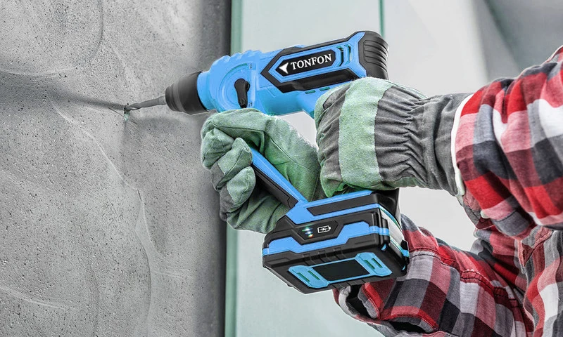 sds plus chuck and universal bit adapter supplied integrated drilling equipment Lithium Battery 20v Cordless Rotary Hammer Drill