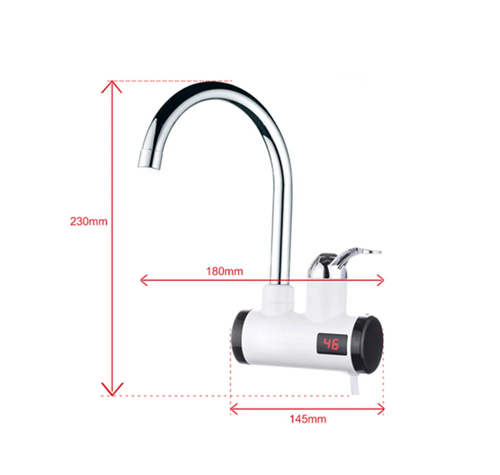 kitchen water tap instant hot electric water heater