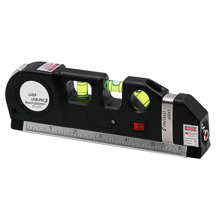 
Top quality Multipurpose Laser Level Laser Line 8 feet Measure Tape Ruler Adjusted Standard 