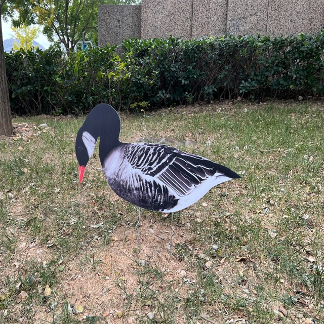 Hunting Plastic Products Custom Snow Goose  silhouette Decoys Hunters Corrugated Board Decoy Best Price PP Sheet