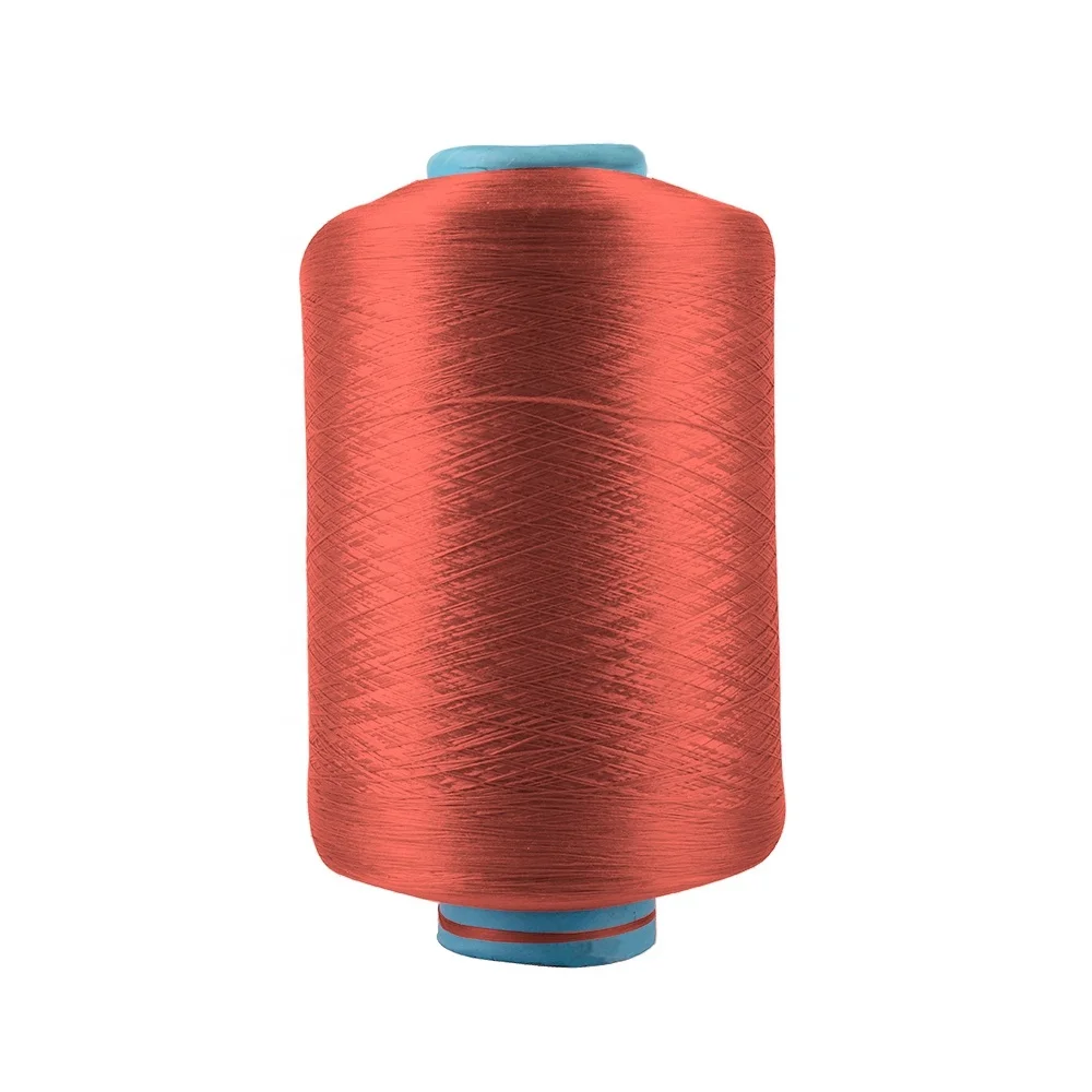 100% окрашенная пряжа из полиэстера, производитель из Китая
