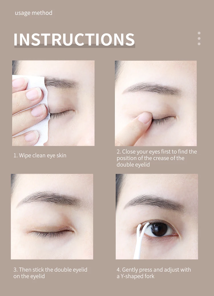 OEM custom high quality roll type invisible eyelid tape stickers mesh wide double eyelid tape.jpg