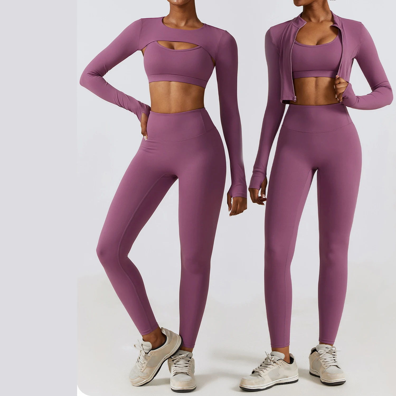 2023 sportswear 2 piece set women gym fitness sets two plus size gym fitness sets