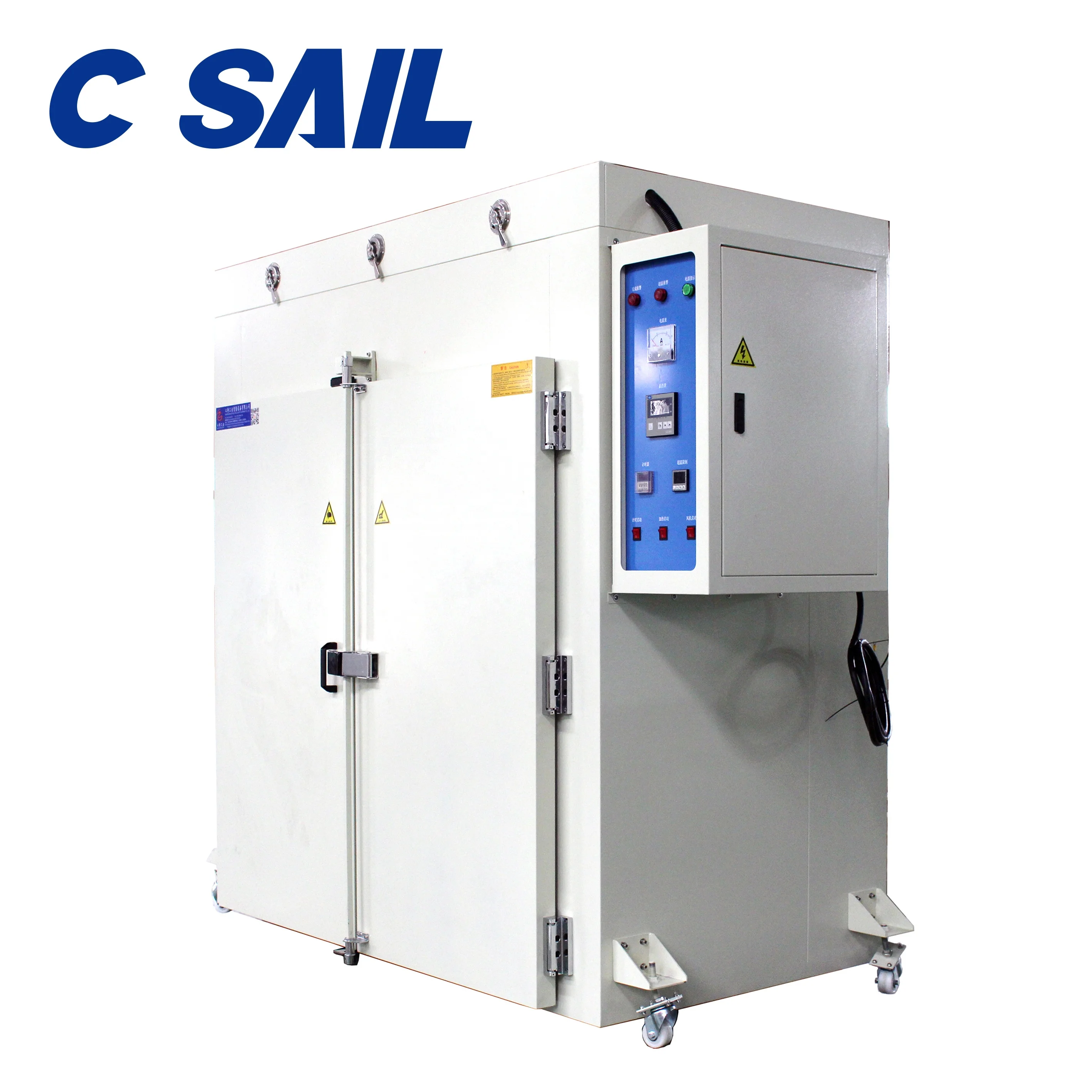 Hubei Trolley Type Dryer Hot Air Circulation Drying Oven Equipment For Chemical Gas Epoxy Battery Manufacturing